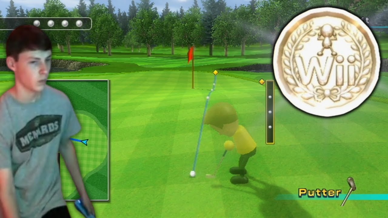 Platinum Medal in Wii Sports Golf: Putting