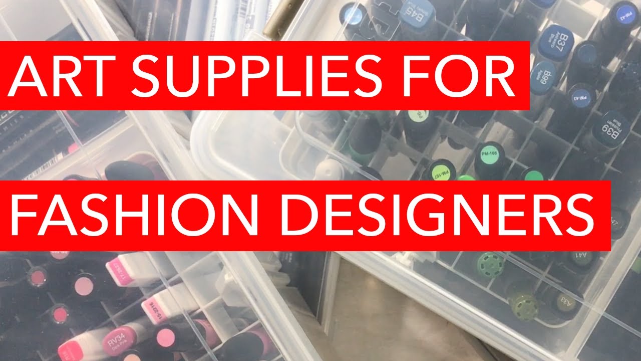 Art Supplies for Beginner Fashion Designers