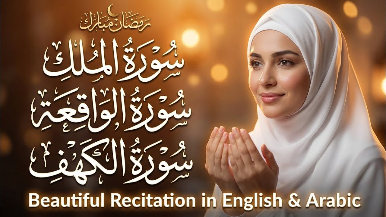 Don’t Sleep Tonight Without Listening to This | Surah Al-Mulk, Al-Waqiah & Al-Kahf #viral #trending 