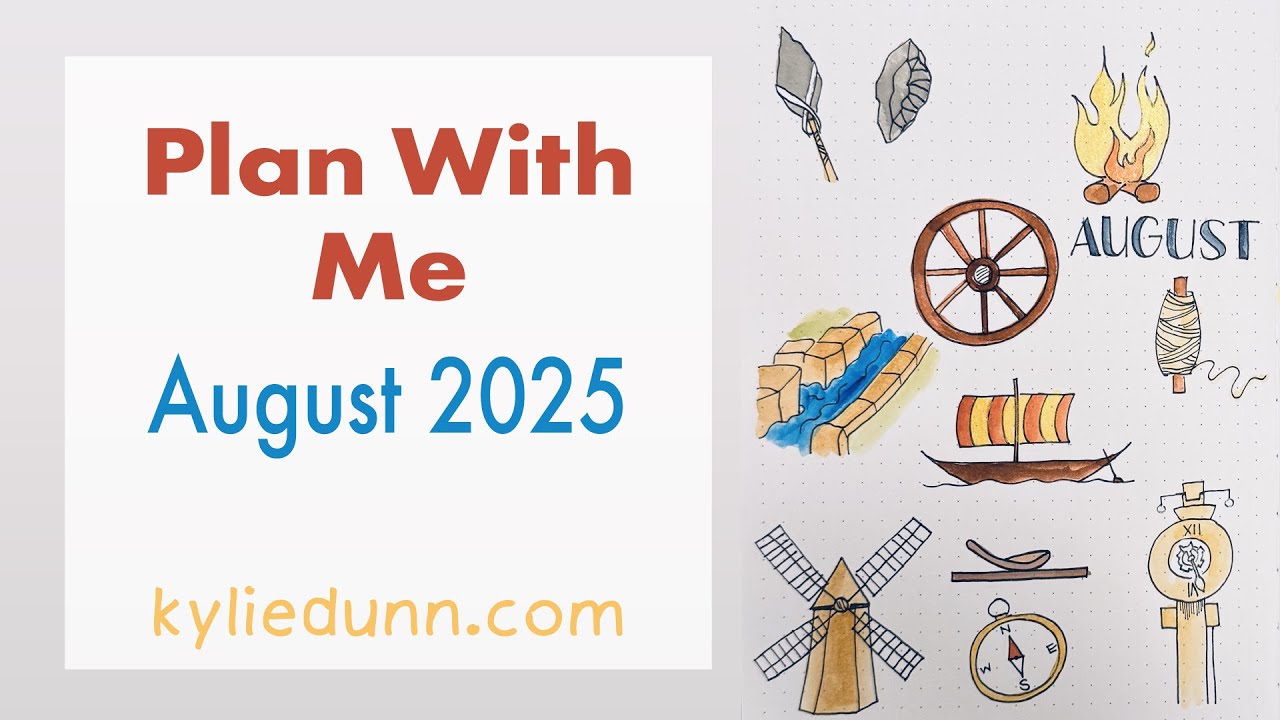 August 2025 Bullet Journal Setup - Plan with Me