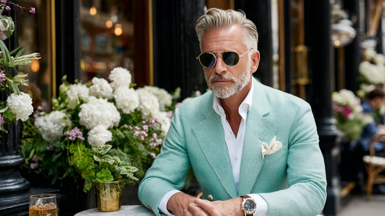 Seafoam & Light Khaki Outfits Every Stylish Man Over 40 Needs Now for Spring/Summer 2026