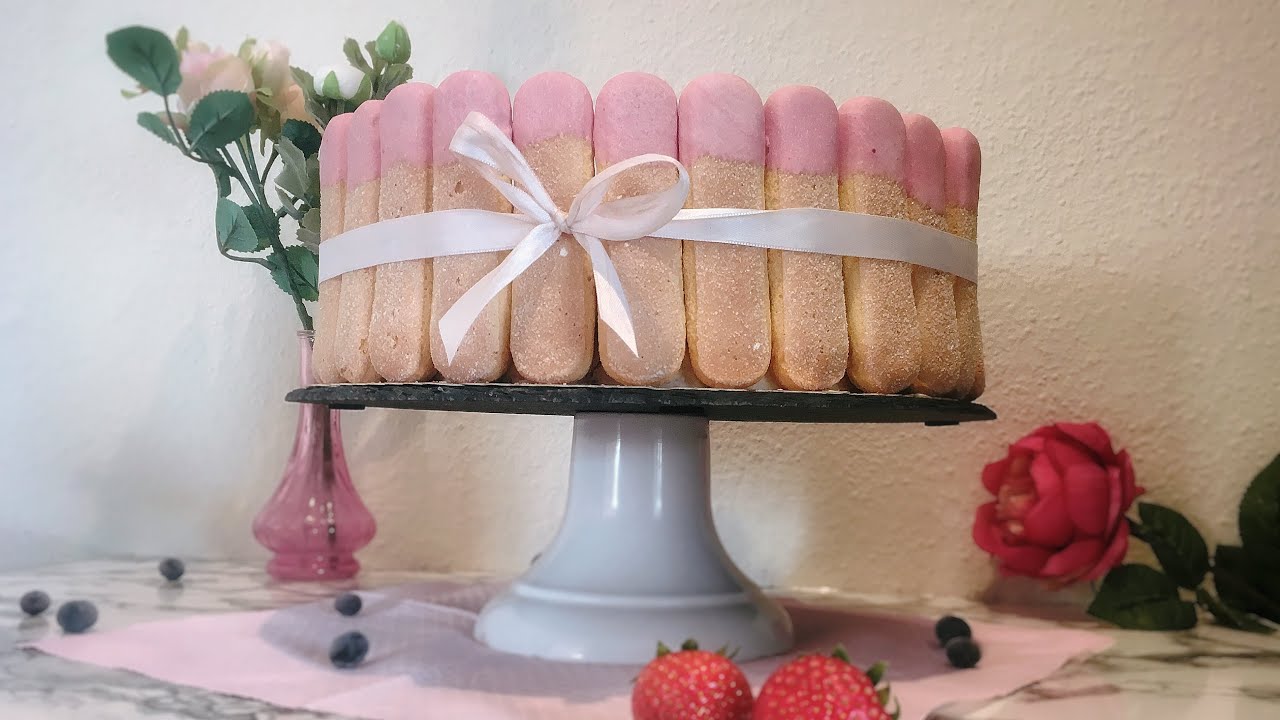 Beeren Tiramisu Torte / no bake Torte / Sommertorte mit Beeren