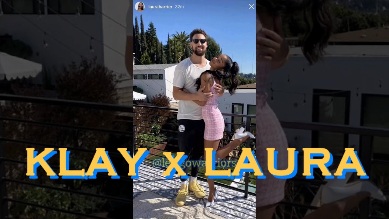 bts📱 Klay x Laura Harrier at birthday, Oscars Party, vacation in Mexico during NBA All-Star Weekend