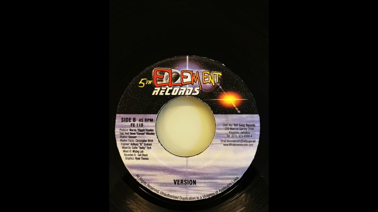 Element Riddim Mix (5th Element Records, 2001)