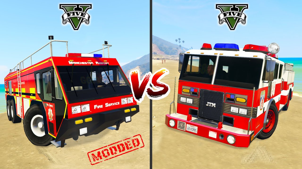 Hydramax Fire Truck vs Normal Fire Truck in GTA 5 - which is best?
