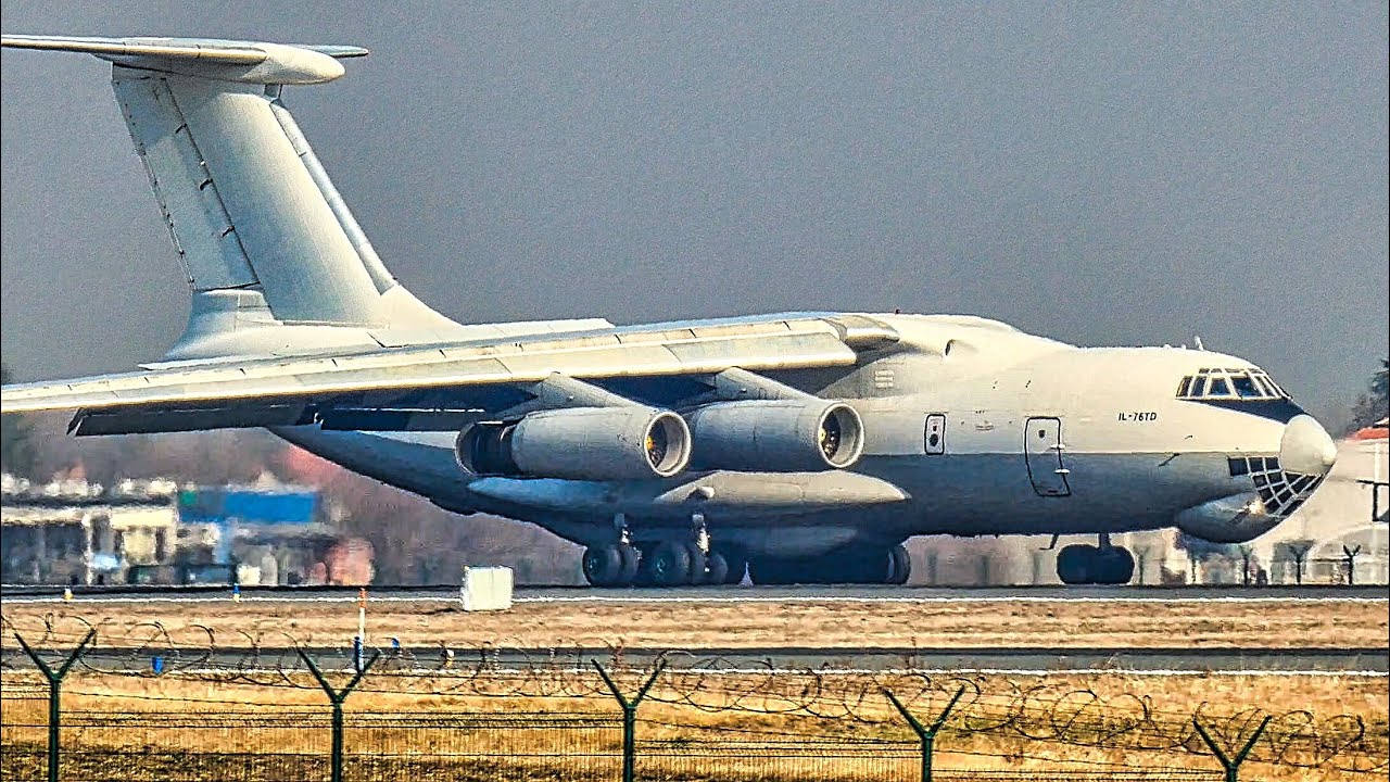 RARE Aircraft - IL76, TU-154, B707, C130 | Belgrade Airport Plane Spotting 🇷🇸