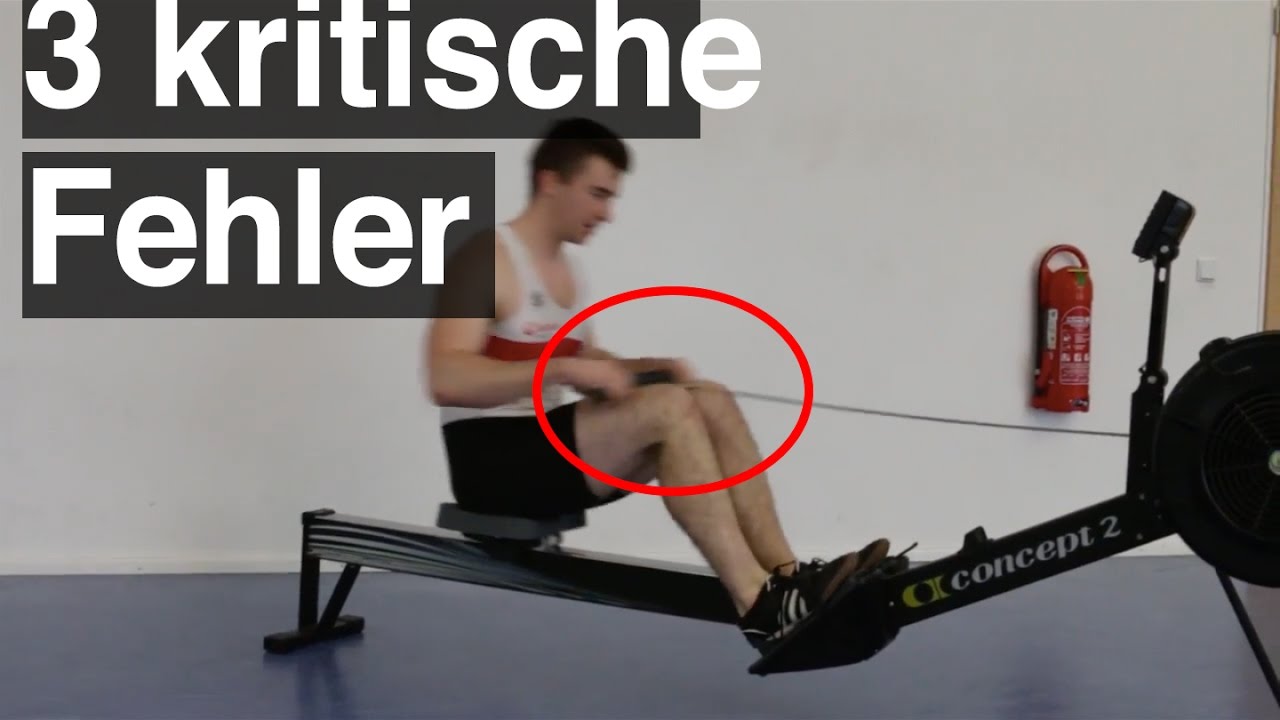 3 kritische FEHLER die wirklich JEDER beim Rudern auf dem Ruderger&auml;t macht aber vermeiden sollte