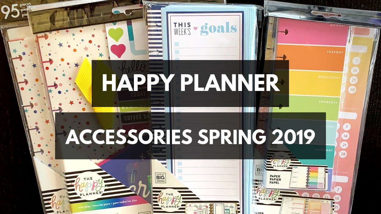 Happy Planner Accessories Spring 2019 Release