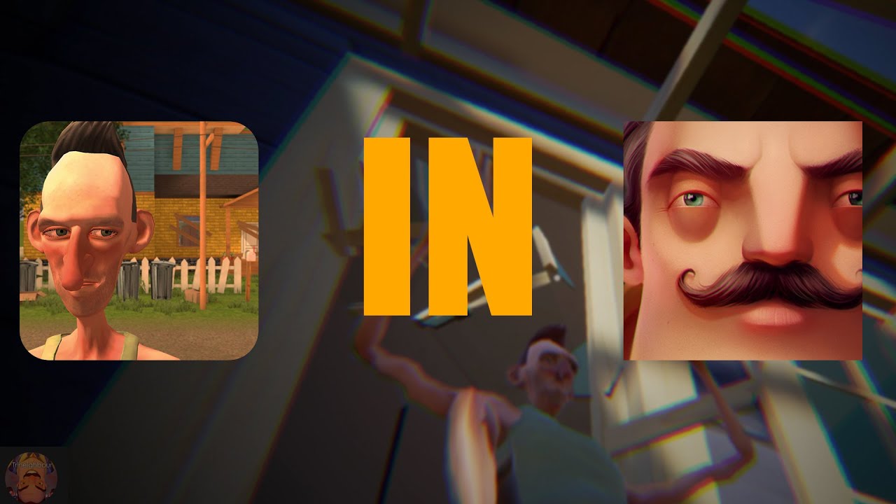 ANGRY NEIGHBOUR IN HELLO NEIGHBOUR??? This looks funny  MOD BY chybakachybakovich