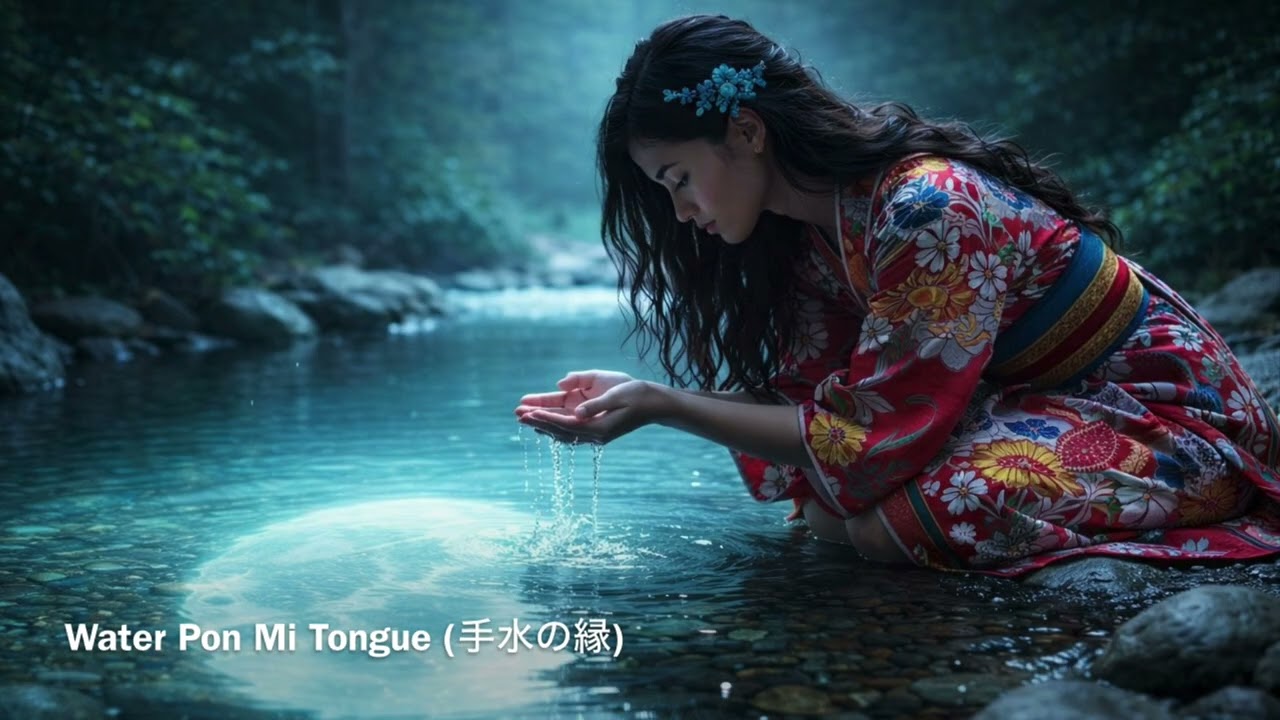 Water Pon Mi Tongue (手水の縁)