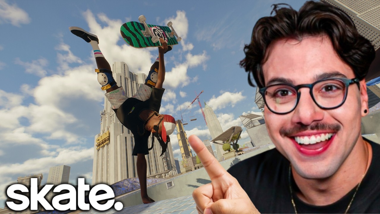 T3ddy e as MANOBRAS no SKATE (e cadeira de rodas)