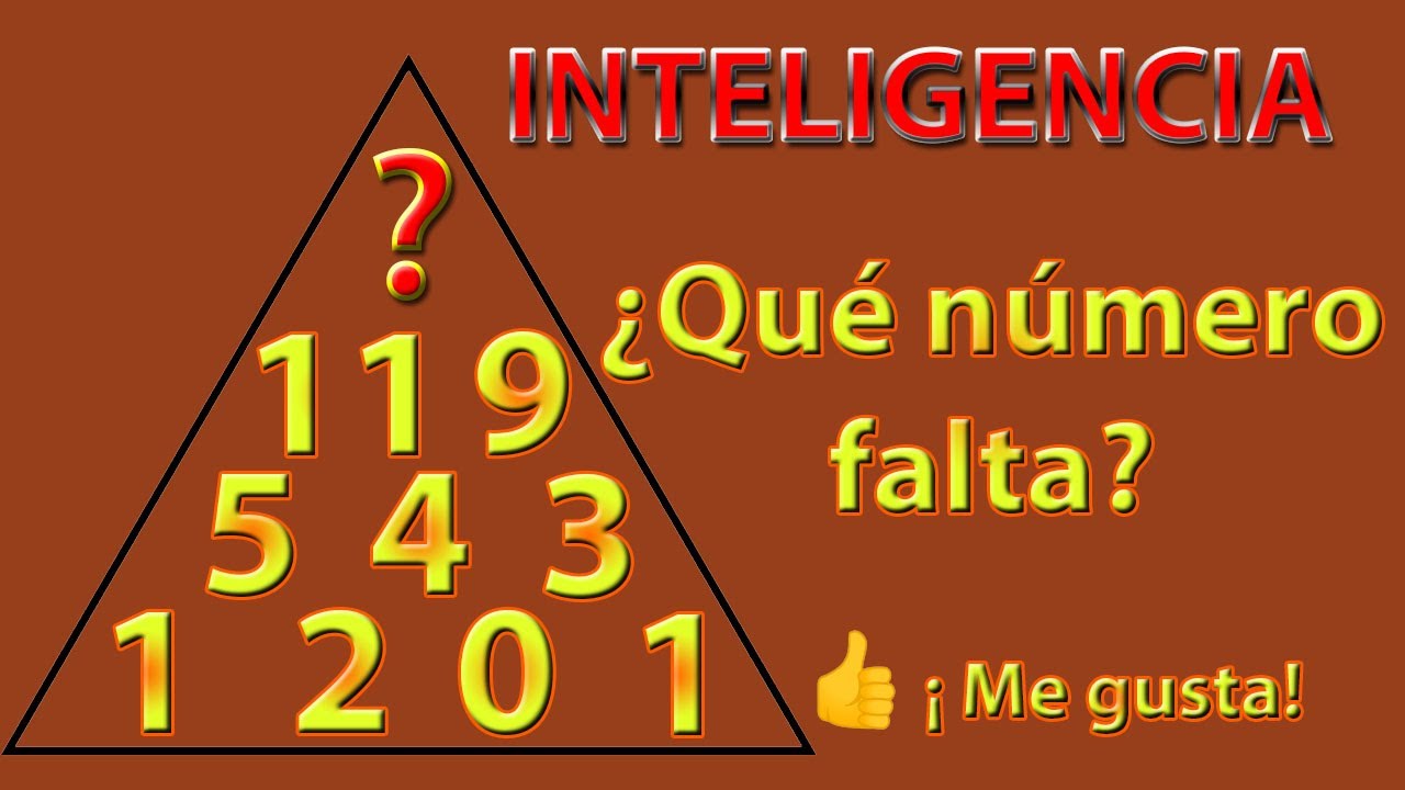 La incógnita del triángulo  | Ejercicios mentales Test de inteligencia Halla la incógnita👍💚💚