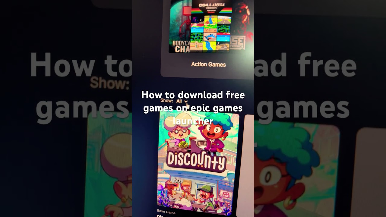How to download free games on epic games launcher