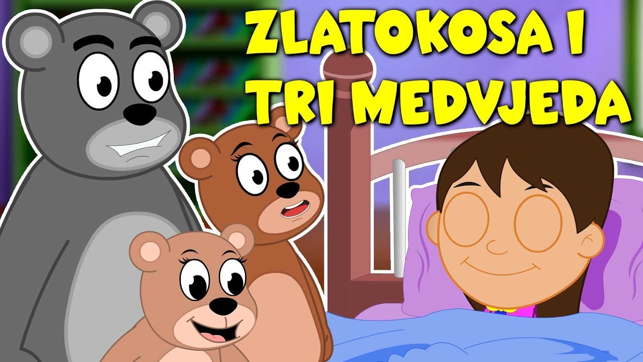 Zlatokosa i tri medvjeda - Najljepše priče za djecu - Animacija