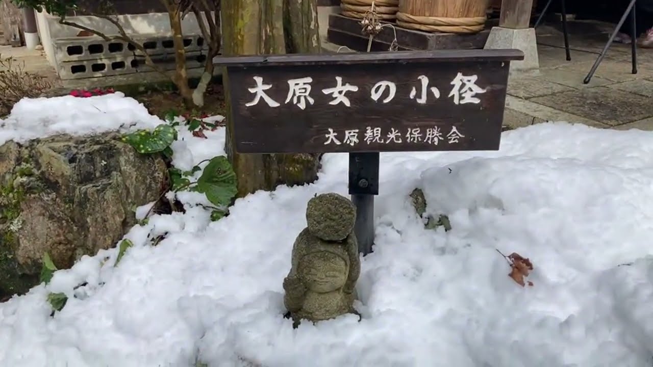 京の奥座敷☃️『大原女の小径🚶‍♀️』