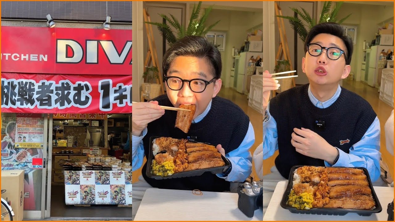 龜戶專爲大胃王設計的便當店，挑戰兩斤超大便當！就這還是日本最便宜的？