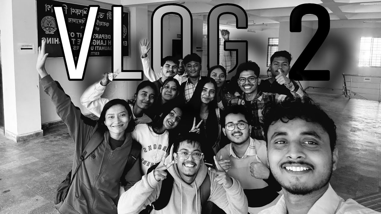 My first Vlog in University | Introducing my Gauhati University Friends | Vlog 2 | R A K T I M