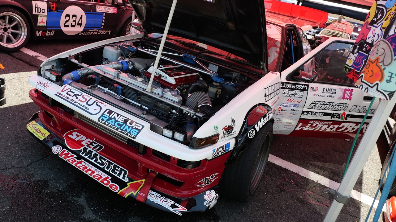 RSワタナベ 86トレノ 🔥 2025 FDJ3 Rd4 日光 【Cars and...】FORMURA DRIFT JAPAN