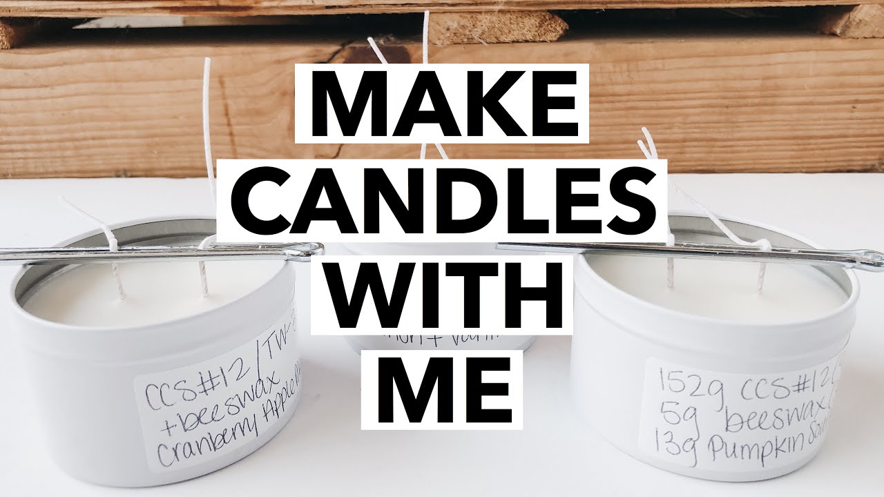 MAKE CANDLES WITH ME | Chit-Chat | Blending Waxes For The First Time | How I’m Wicking My 8 oz. Tins