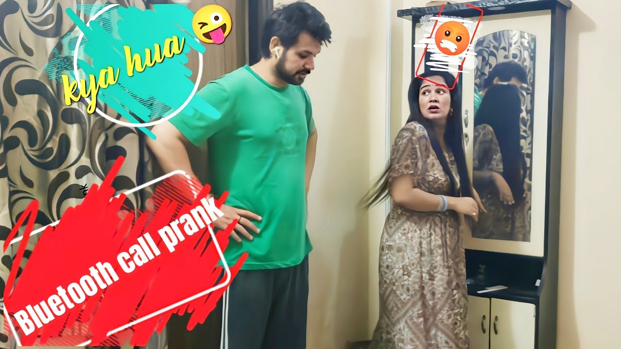 Bluetooth call prank 😜 | She got Super angry 😡
