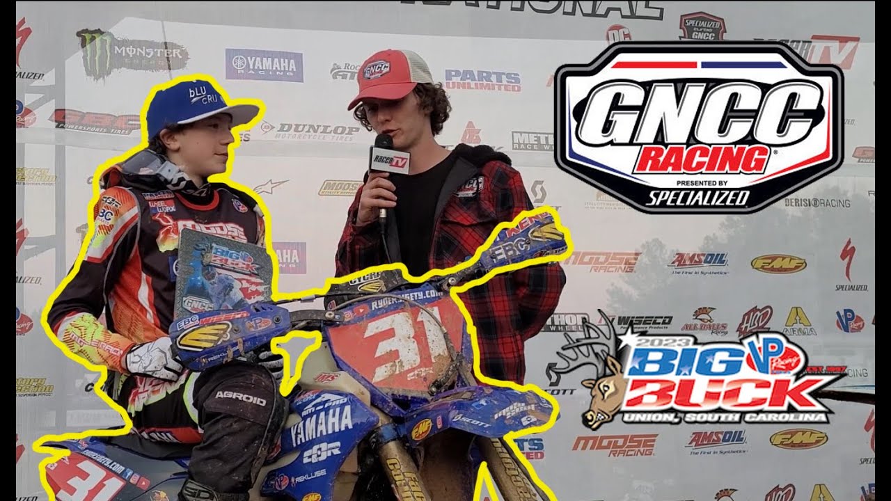 Big Buck GNCC 2023 Райдер Сигети разбивает пасы, лучшие моменты, Молодежь YZ85, P2, 7-й общий рау...