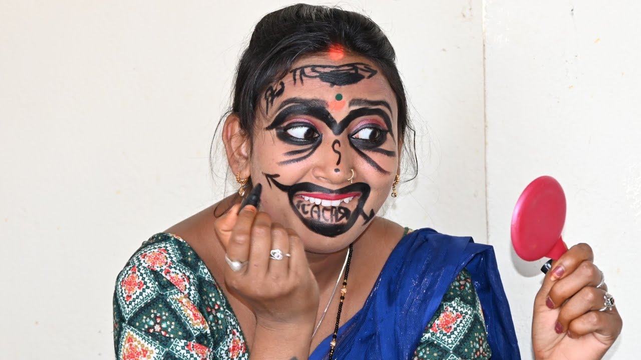 देखिए पगली का शादी के सालगिरा मेकअप pagali ke new comedy video