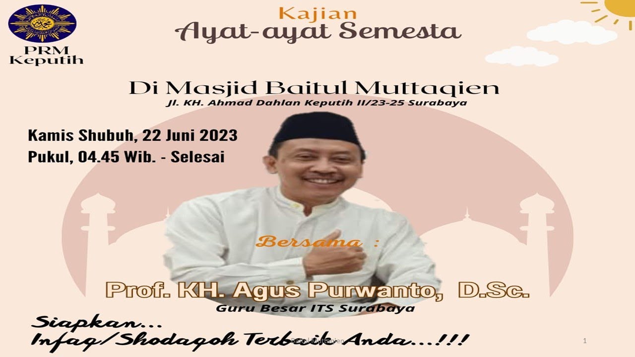Teleskop Hubble dan James Webb (Ayat-Ayat Semesta) Prof. Agus Purwanto