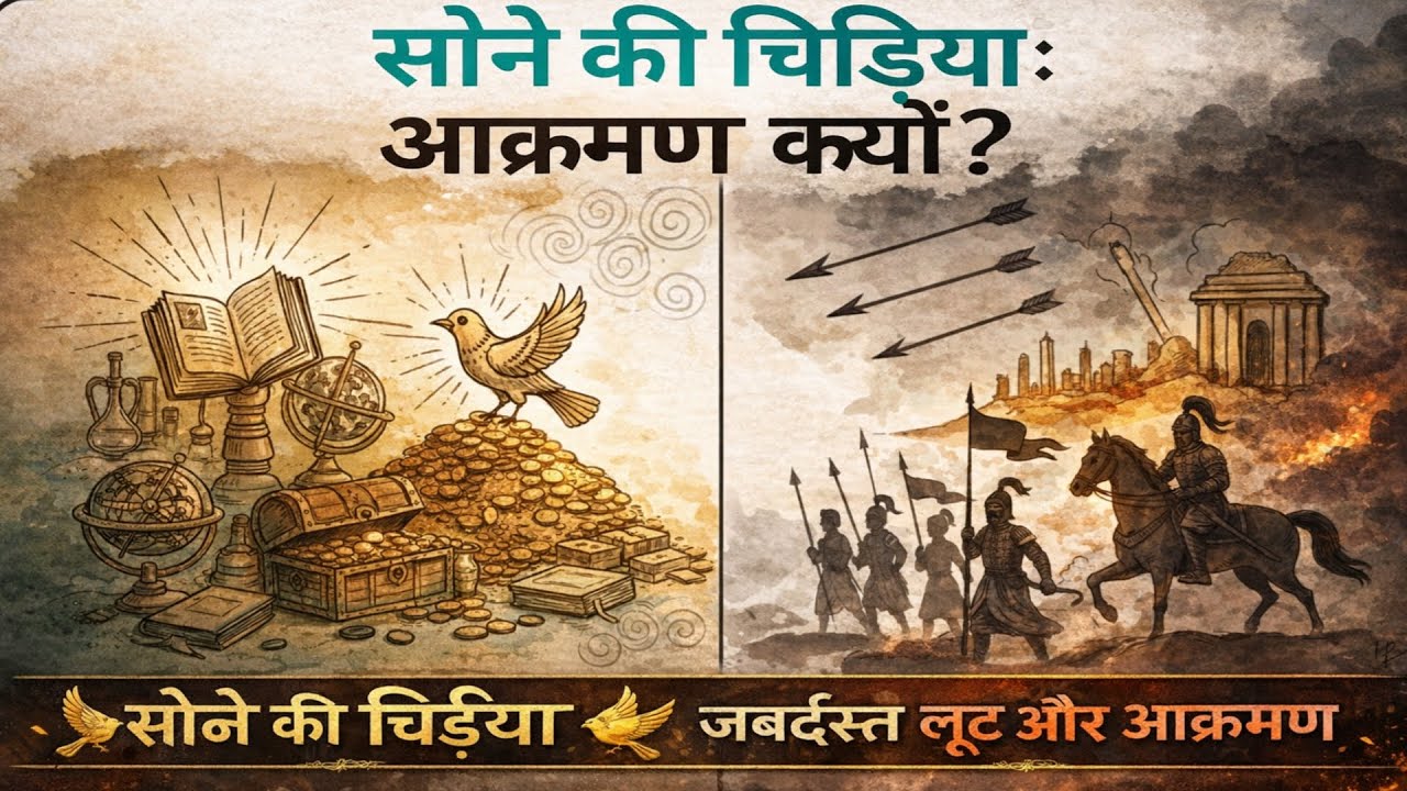भारत पर आक्रमण क्यों होते रहे? || सोने की चिड़िया का कड़वा सच 