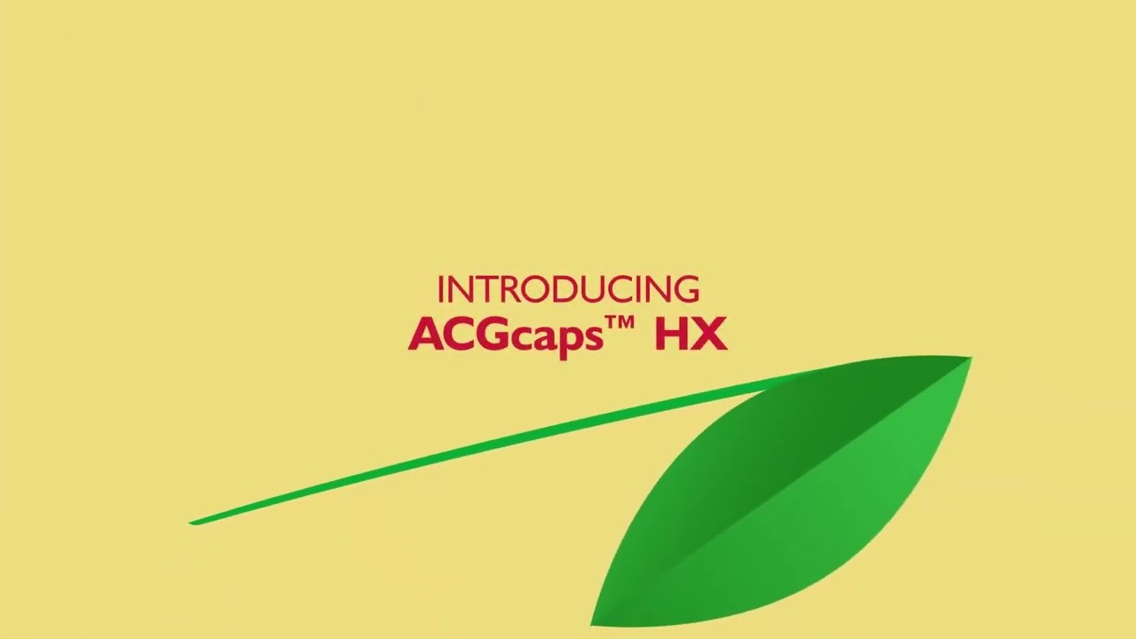 ACGcaps HX - fully vegan delayed-release capsules