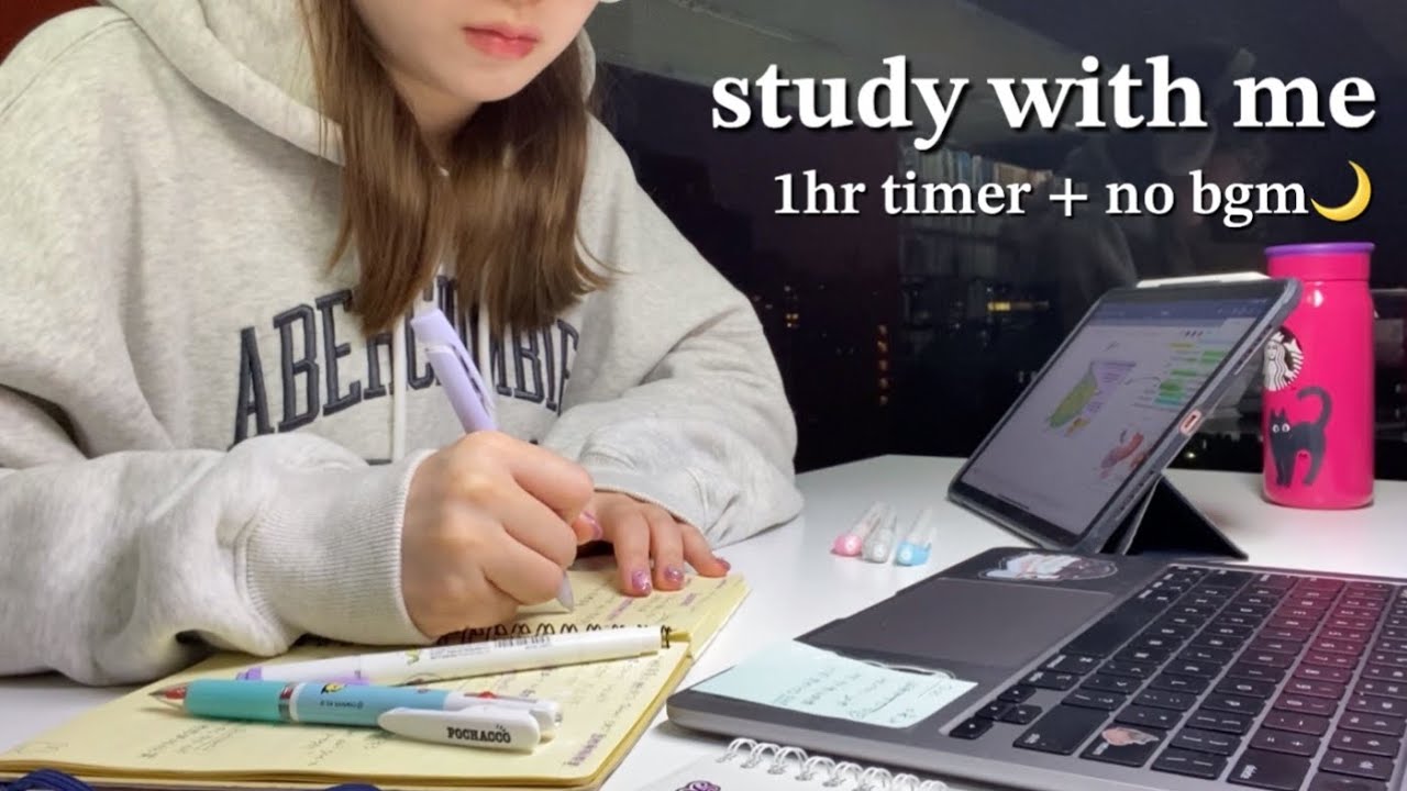 【study with me】夜の図書館で一緒に勉強しませんか🌃