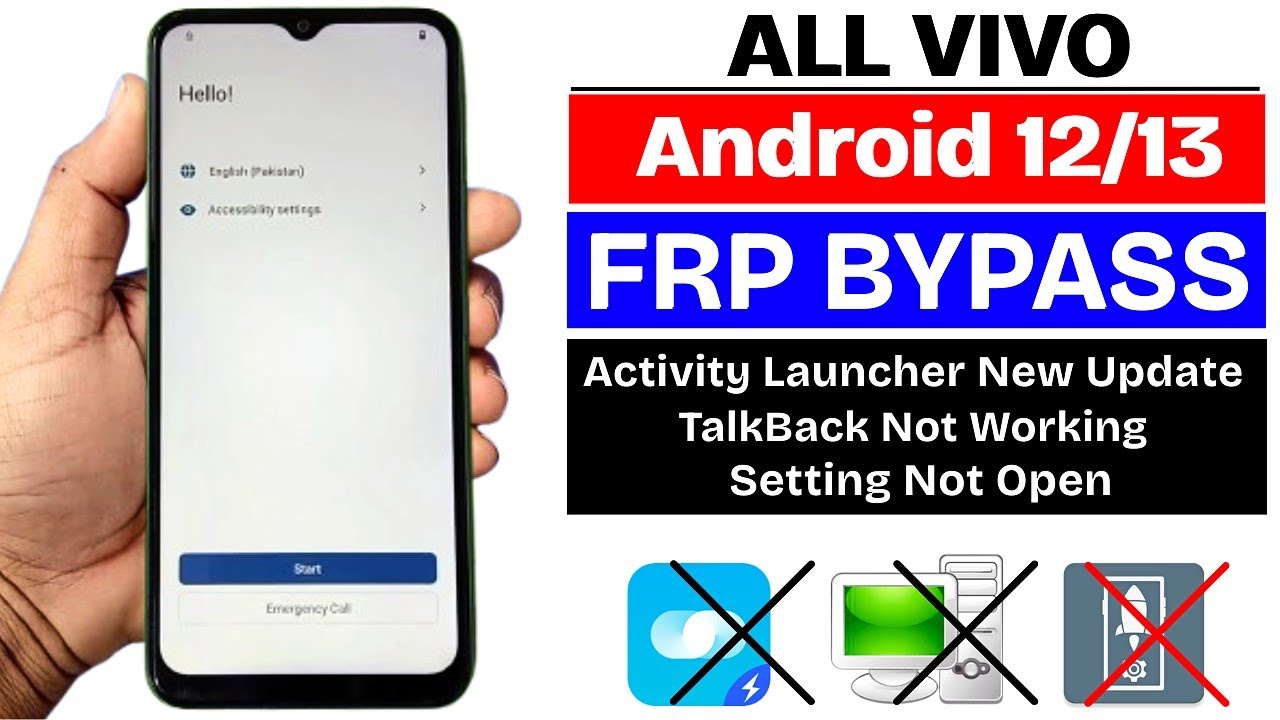 All Vivo Android 12/13 : Google/Frp Bypass Without Pc 2025 - New Security Update Setting Not Open