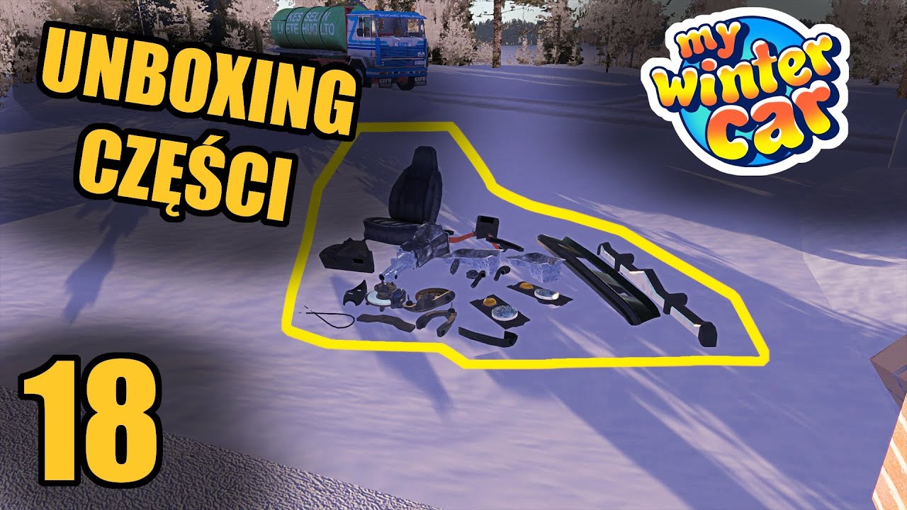 My Winter Car #18 - UNBOXING, Składam zawieszenie i zamawiam KOLEJNE CZĘŚCI!