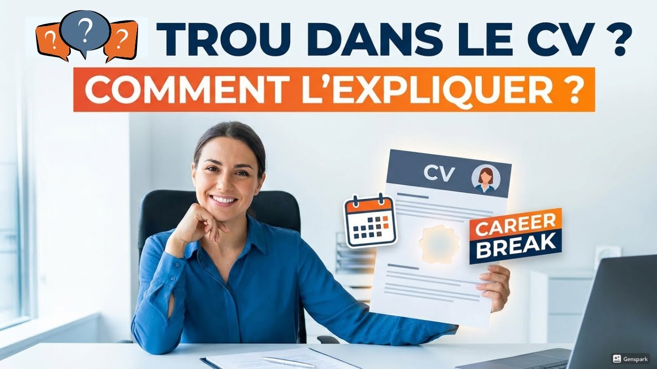 Comment JUSTIFIER un trou dans son CV sans stress ?
