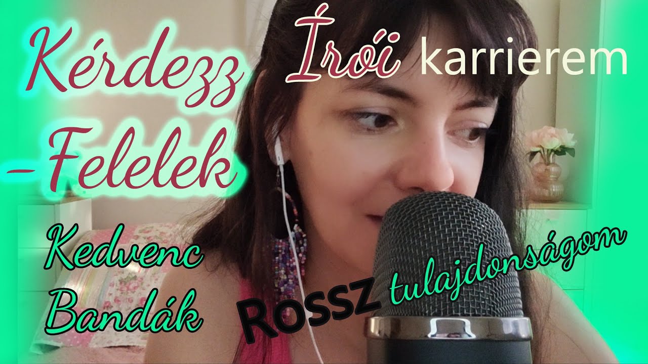 KÉRDEZZ-FELELEK a Tagok Exkluzív Kérdéseivel #asmr #magyarasmr #qanda #q&a #kérdezzfelelekasmr