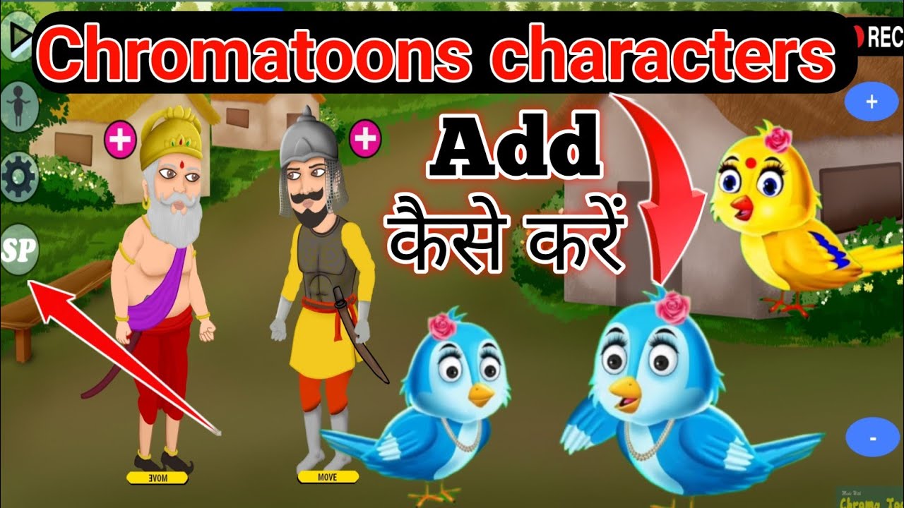 Chromatoons special characters  characters add kaise kare | How to add chromatoons custom character