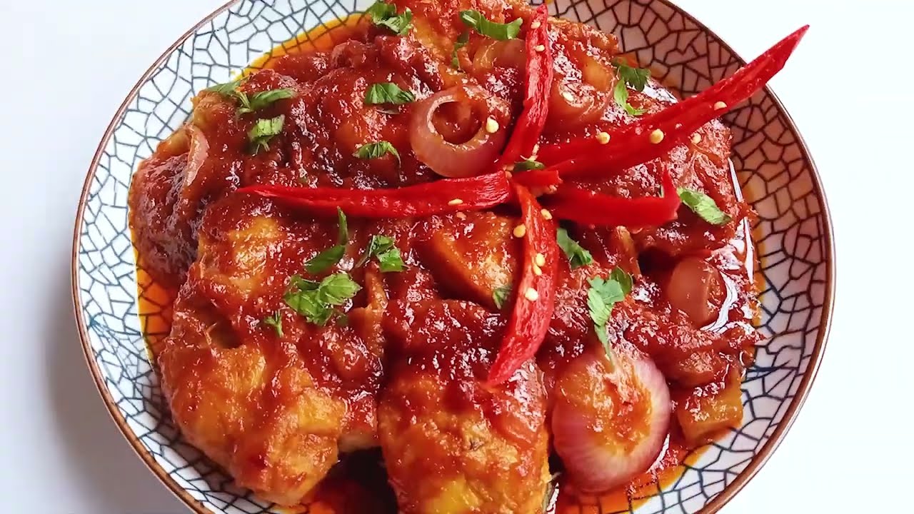 AYAM MASAK MERAH KENDURI KAHWIN, RESEPI LAUK KENDURI PALING SEDAP