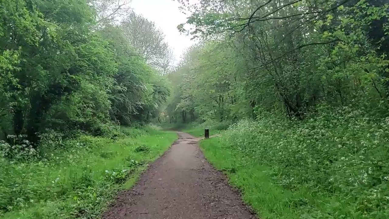 walk from Coalville retail park to Whitwick Station may 14th 2023 video 2