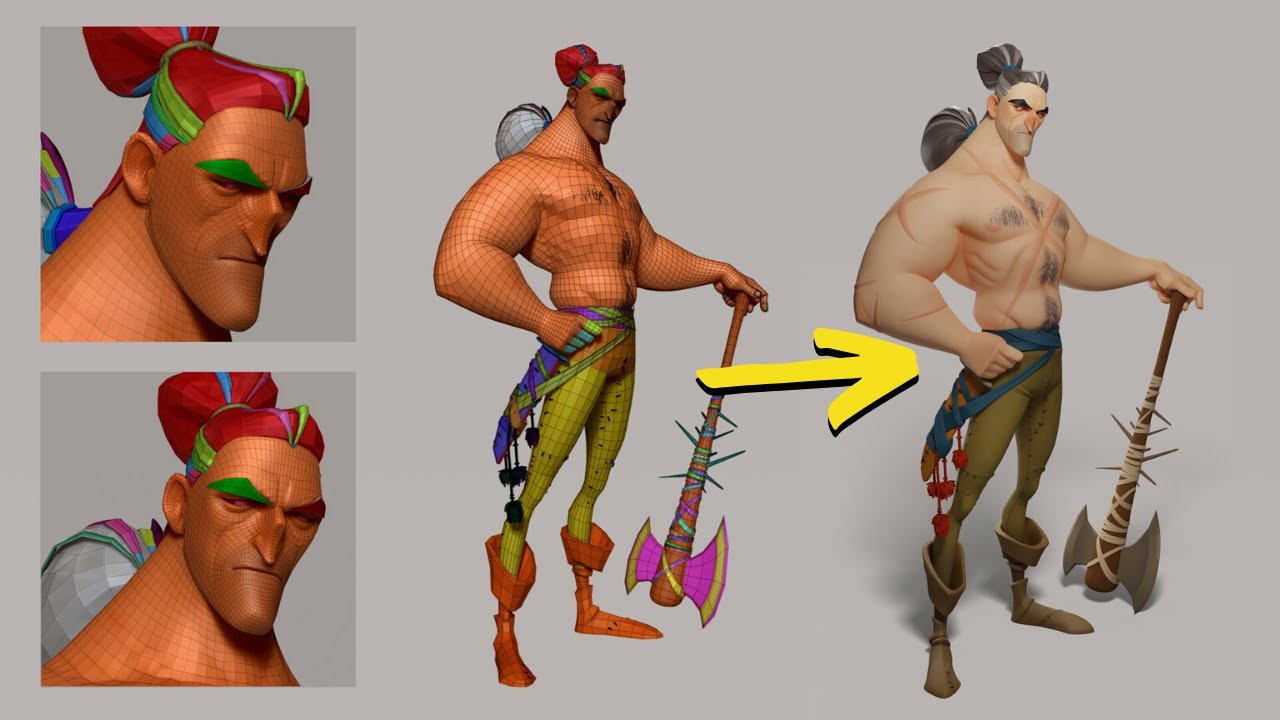 How to Create 3D Characters in ANY Software - Breakdown Tutorial