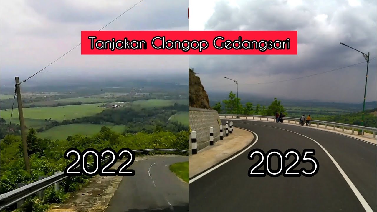 PERBANDINGAN TANJAKAN CLONGOP GEDANGSARI DULU 2022 VS SEKARANG 2025. SPOT YANG SEKARANG LAGI VIRAL