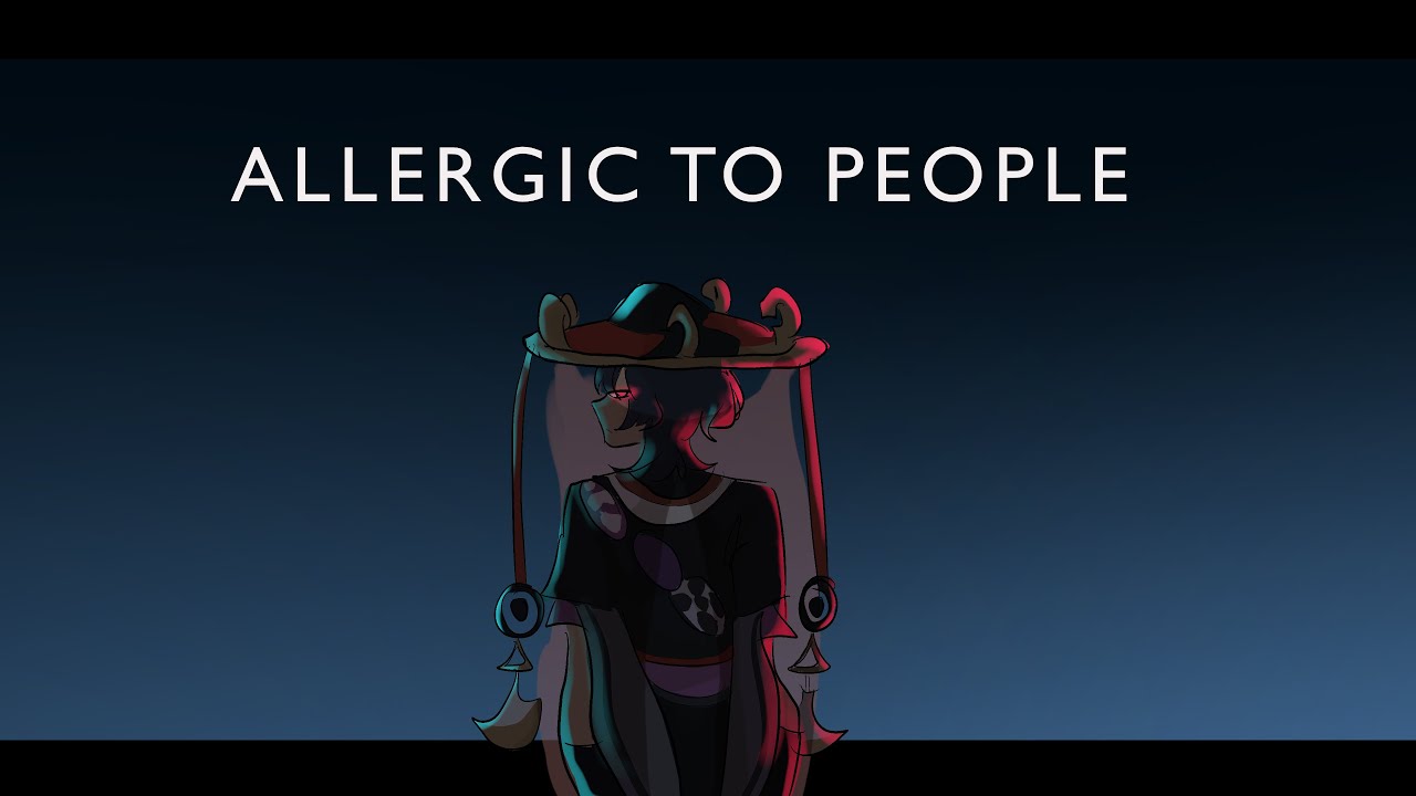 allergic to people | scaramouche and ayaka [flash/eyestrain] [read description!]