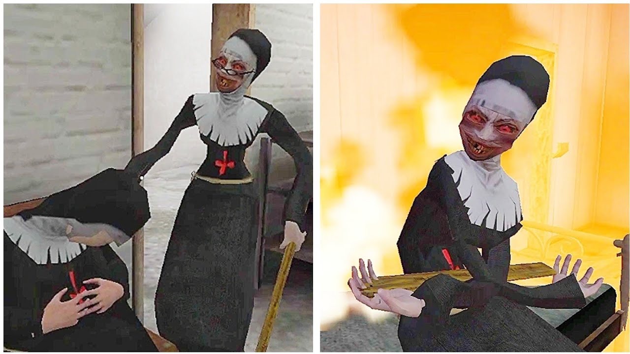 Explode Evil Nun's Secretary In Van Ending Vs Explode Sister Madeline In Special Ending