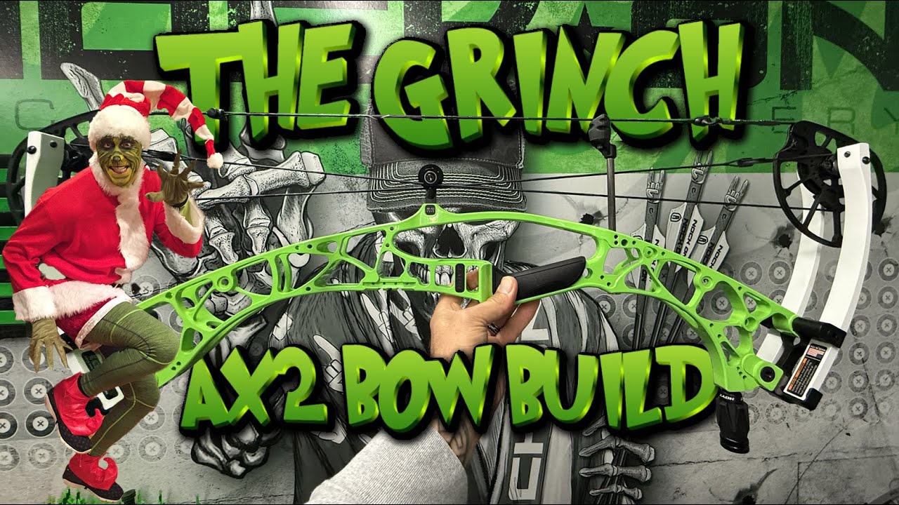 THE GRINCH - Hoyt AX2 Bowbuild.       Box to Bustin Nocks in No Time!