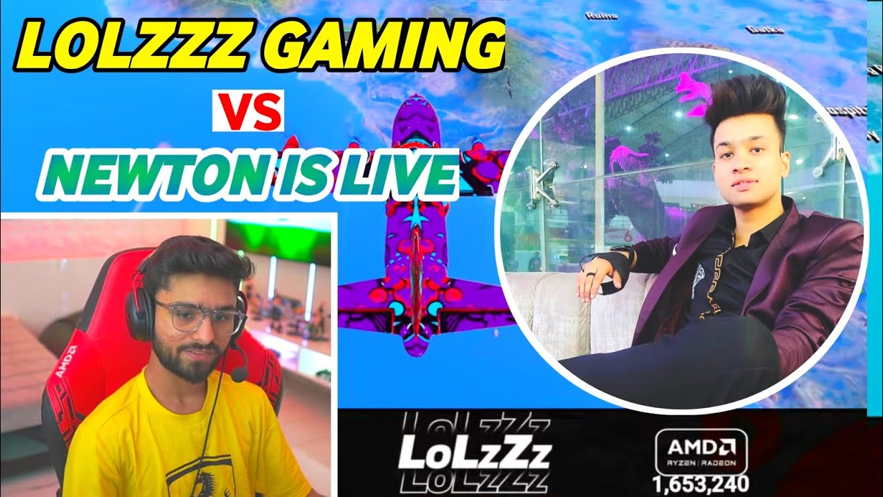 LoLzZz Gaming Vs Newton Is Live | Newton Is Live Vs LoLzZz Gaming