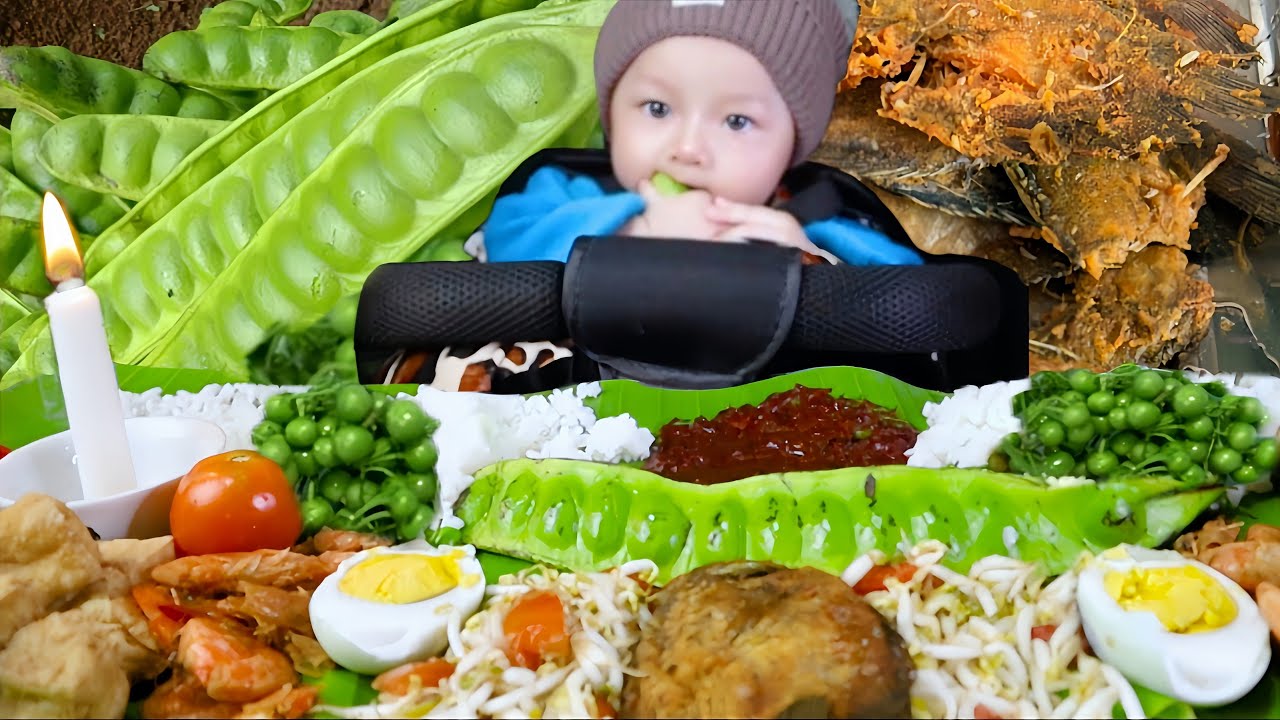 MASHA ALLAH!!! BAYI 4 BULAN IKUT MUKBANG 🤩 #viral
