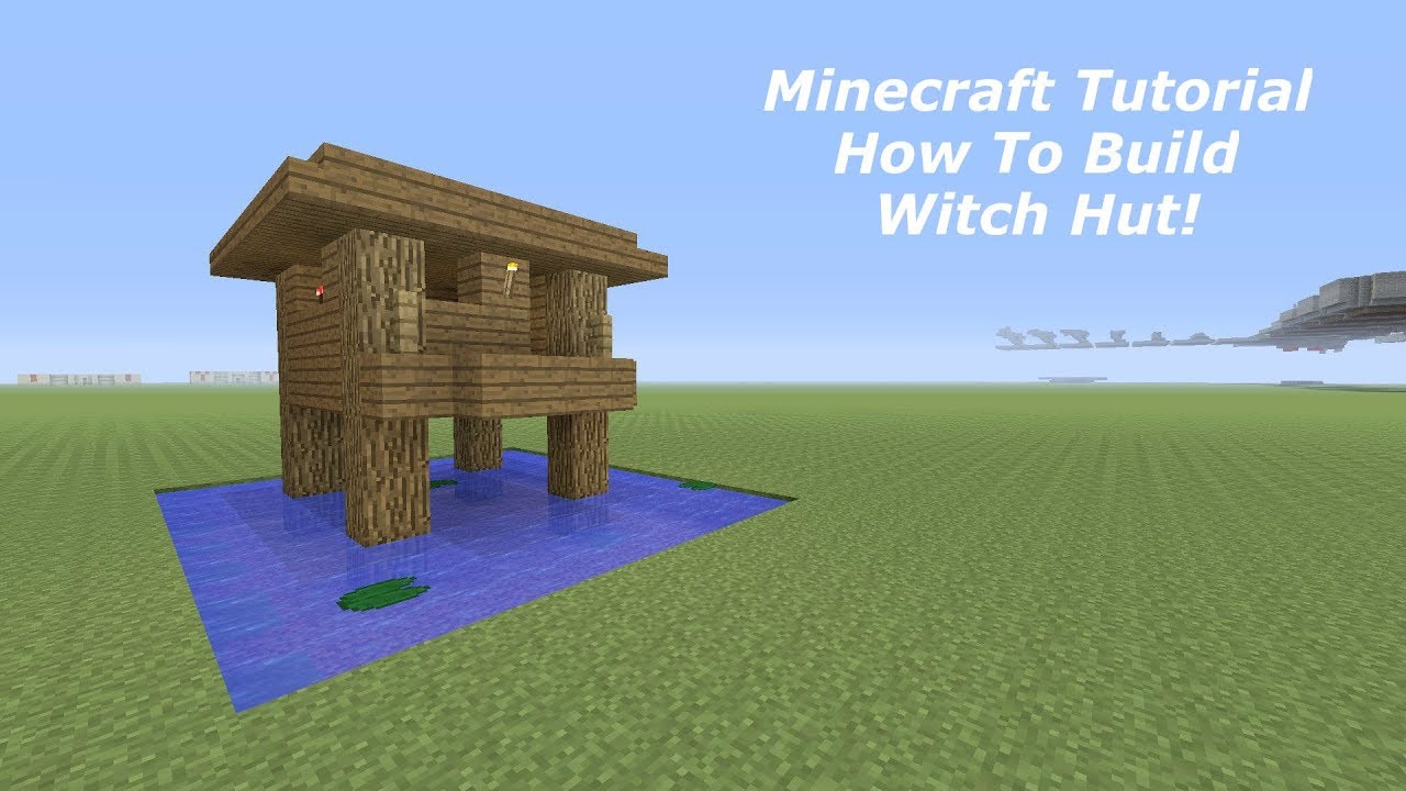 Учебник Minecraft: как построить хижину ведьмы!
