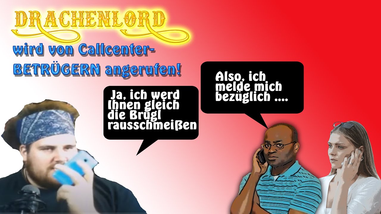 DRACHENLORD wird von Callcenter-BETRÜGERN angerufen! (Rainer Winkler Soundboard)