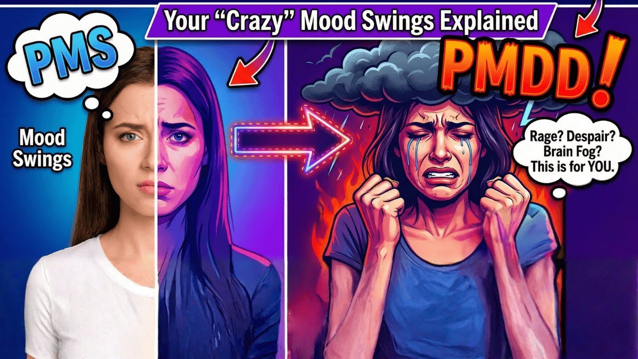 The SHOCKING Difference Between PMS and PMDD (It's NOT Just Mood Swings)