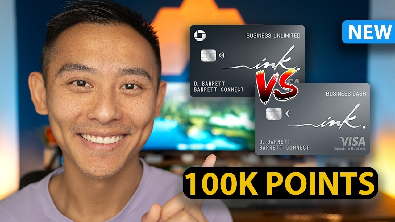 Chase Ink Unlimited против Chase Ink Cash &mdash; бонус 100 000 баллов!