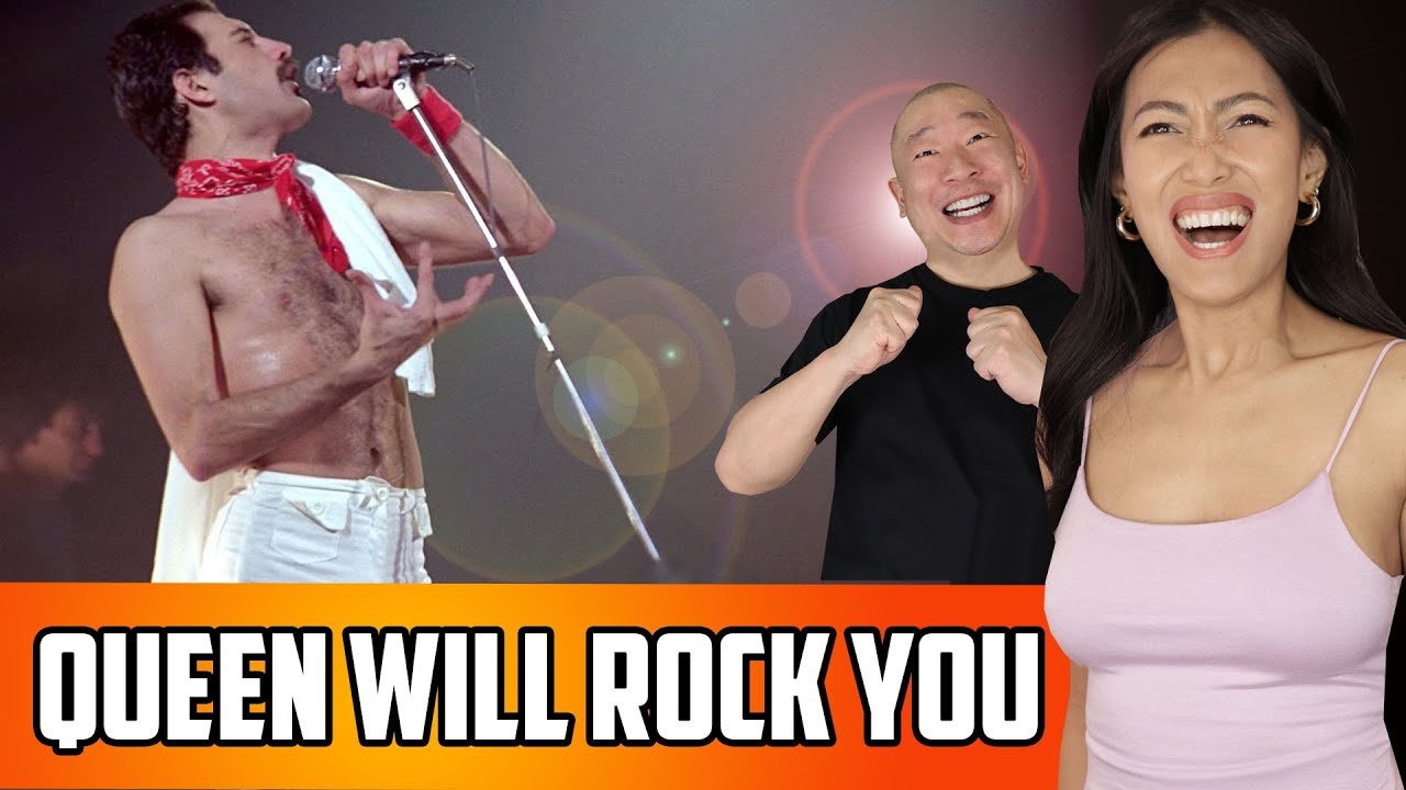 Queen - We Will Rock You Reaction | Live And Rockin!