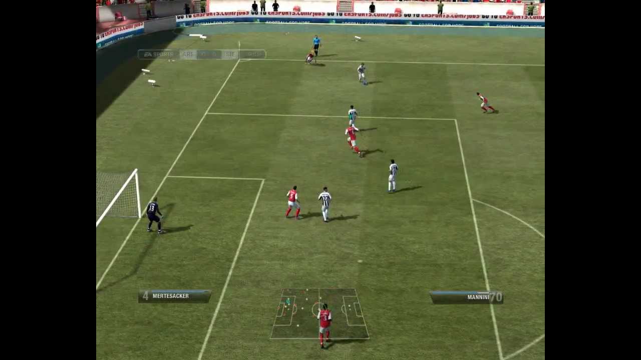 Fifa 12 Mr. Manager Y.CK | 11-12 Matchday 01 | Arsenal 1 - 2 Siena